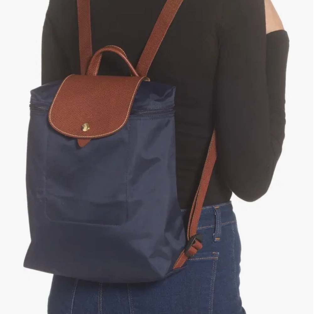 Longchamp Le Pliage nylon canvas backpack